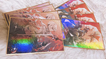 Holographic Shikishi