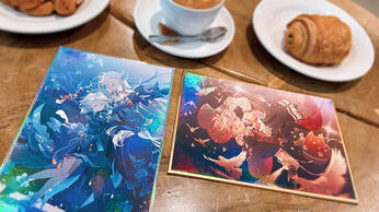 Holographic Shikishi